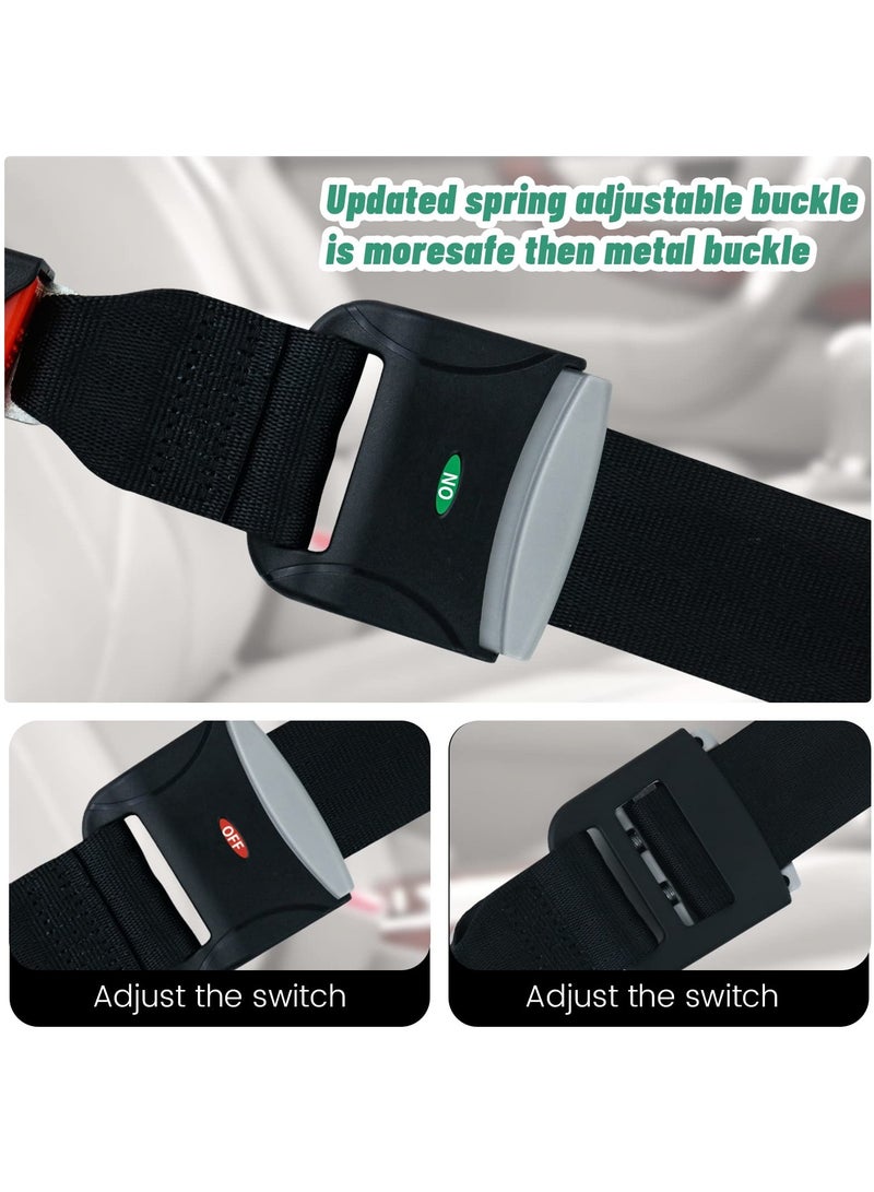 Zikra Seat Straps for General ISOFIX, Baby Seat Car Fixing Straps Adjustable with Latch Interface 1Pcs - Image 2
