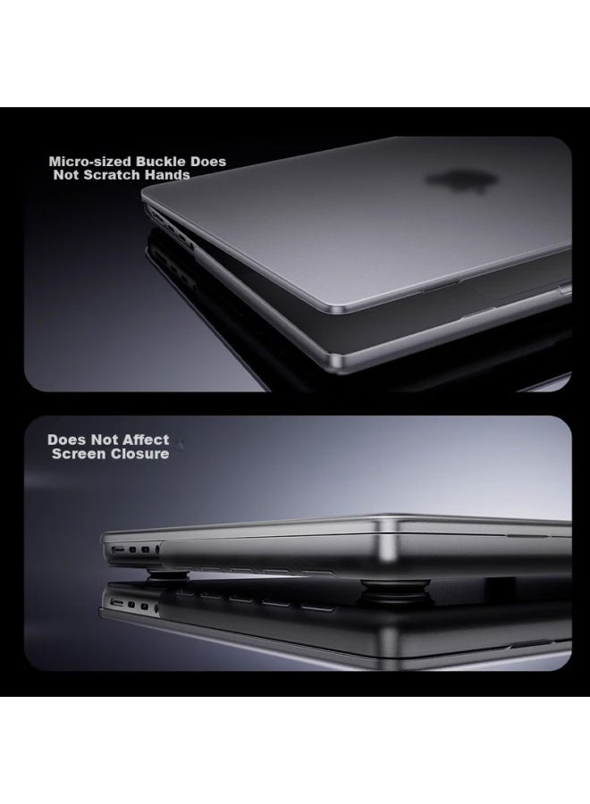 Jiasu Apple Macbook Pro 14.2-inch Ultra-clear Protective Case, Compatible With /25/24/23 Models M5/m4/m3, Transparent Crystal Shell - Image 2