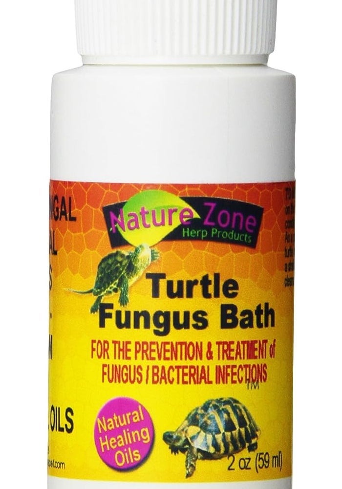 Nature Zone Turtle Fungus Bath Treatment - 2 Ounce for Fungal and Bacterial Infections - Image 1