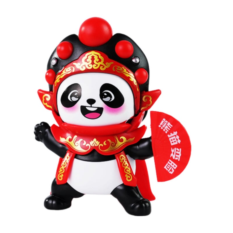 Face-changing Sichuan opera doll, Sichuan characteristic panda doll ornament children's toy gifts - Image 1