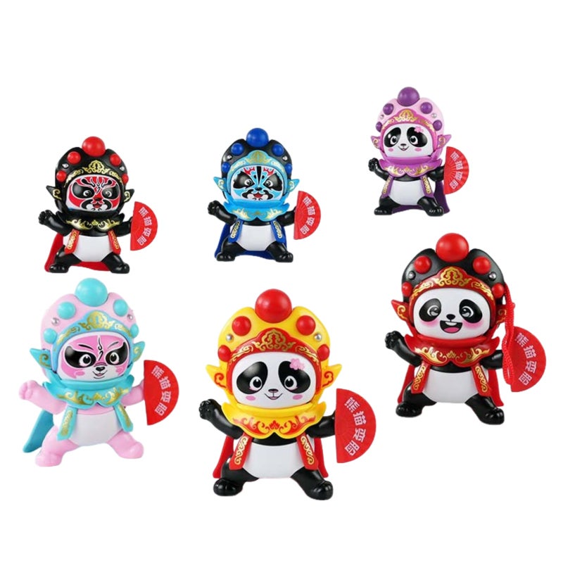 Face-changing Sichuan opera doll, Sichuan characteristic panda doll ornament children's toy gifts - Image 3