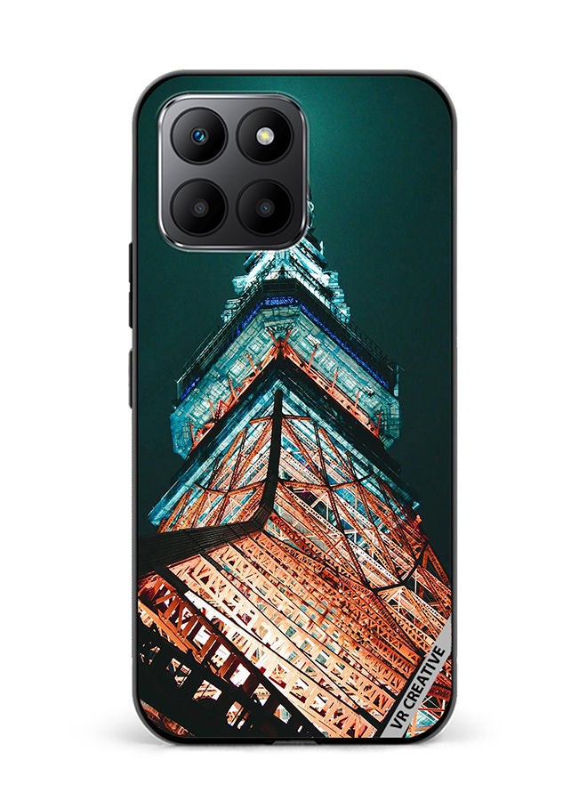 VR CREATIVE Protective Case Cover For Honor 70 Lite Tokyo Tower Design Multicolour - Image 1