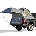 JOYTUTUS Pickup Truck Tent 65ft Bed Tent with Removable Awning Waterproof PU2000mm Double Layer for 2 Person Portable Truck Bed Tent Green Aluminum Pole - Image 2