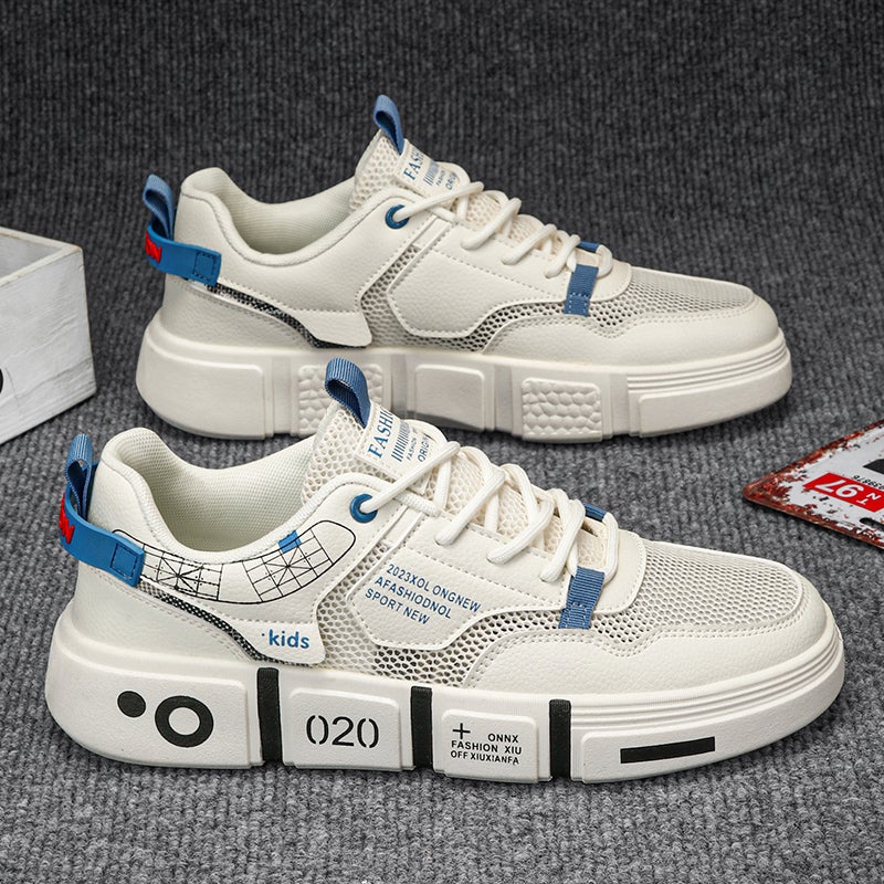 Junior High School Students Women'S Shoes 2024 Big Children'S Sneaker Students Board Shoes Fleece-Lined Cotton Shoes White Soft Bottom Thickened - Image 1