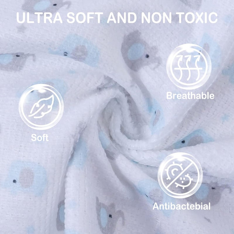 softan Baby Washcloths | Extra Soft and Ultra Absorbent Bath Towel | Great Gifts for Newborn and Infants | 24 Pack - Image 5