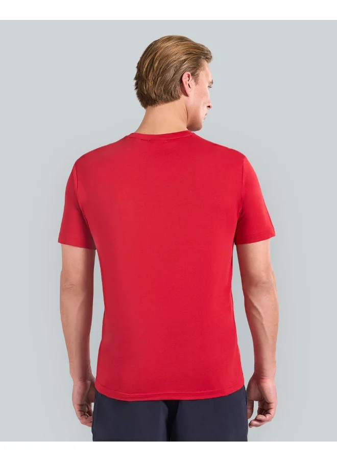 غانت Gant Graphic Short Sleeve T-Shirt For Men (Navy)