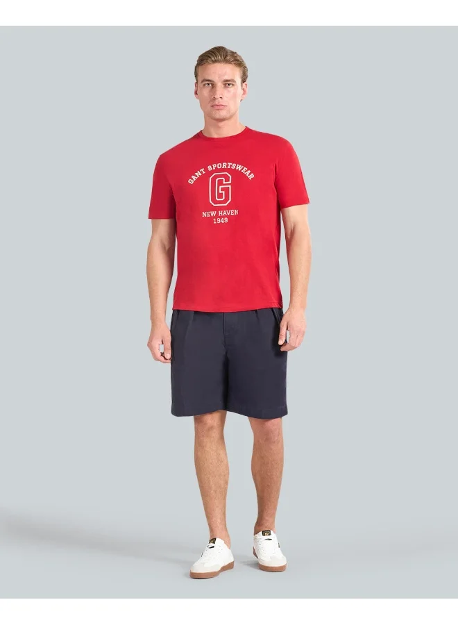 GANT Gant Graphic Short Sleeve T-Shirt For Men (Navy)