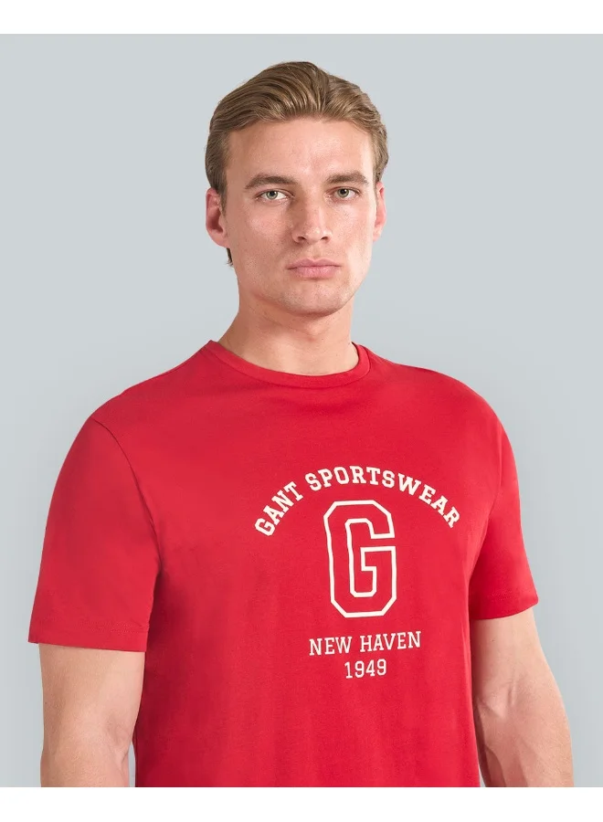 GANT Gant Graphic Short Sleeve T-Shirt For Men (Navy)