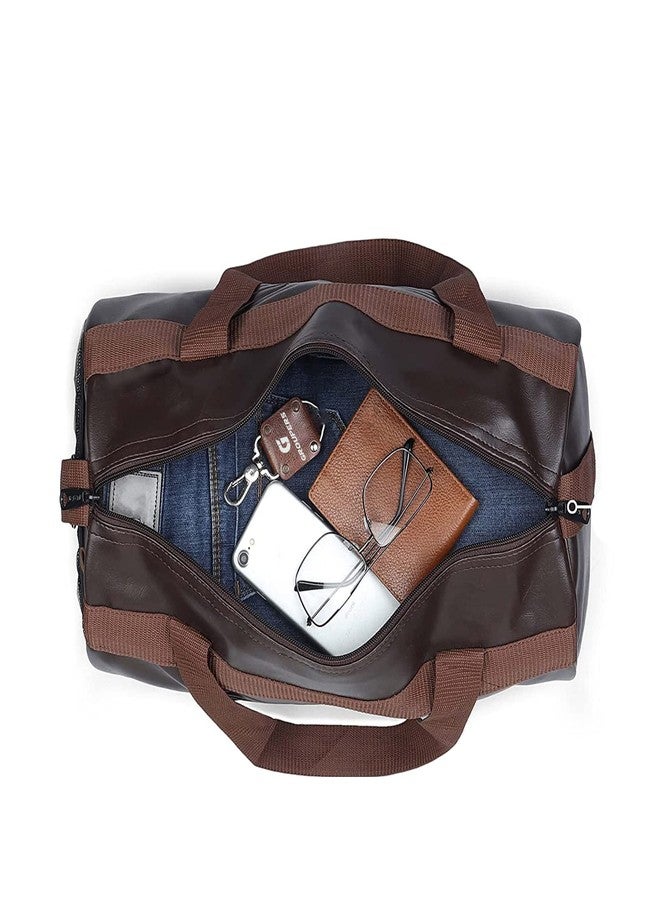 Groupers Gym Bag Combo 20-25L - Brown Sports & Travel Duffel for Men & Women + 700ml Shaker, Fitness Kit & Workout Gear - Image 5