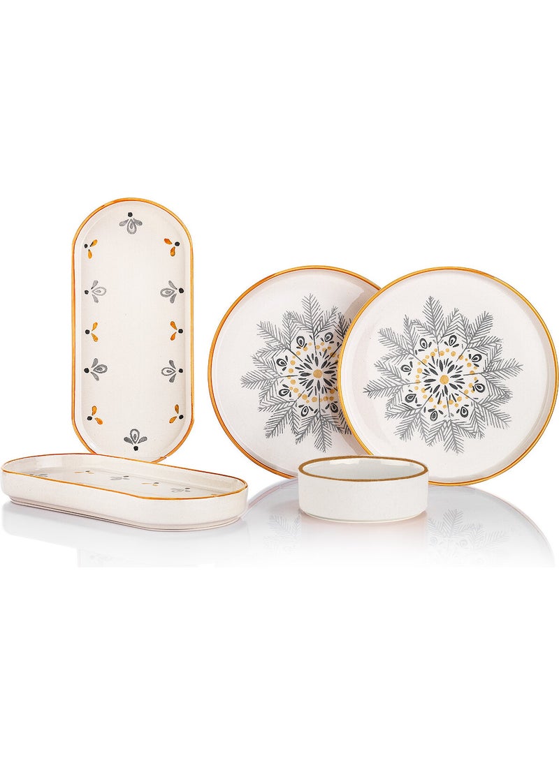 Schafer Sunny Breakfast Set for 4 Persons White  - Image 2