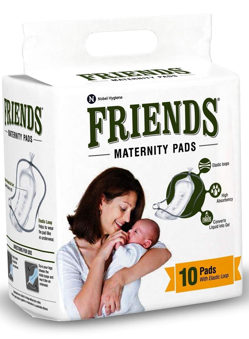 Friends Friends Disposable Maternity Pads with Elastic Loop for Post Pregnancy Bleeding Pack of 2  - Image 2