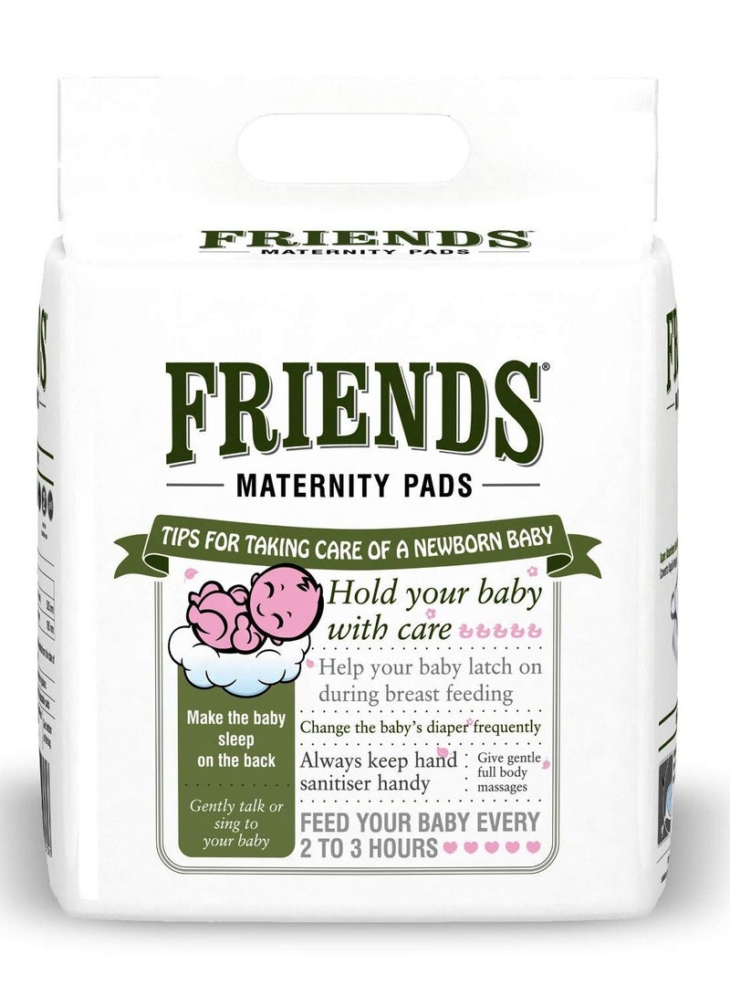 Friends Friends Disposable Maternity Pads with Elastic Loop for Post Pregnancy Bleeding Pack of 2  - Image 4