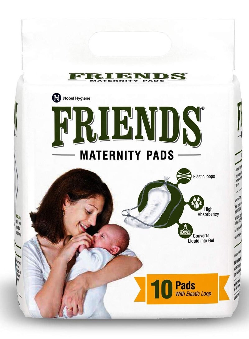 Friends Friends Disposable Maternity Pads with Elastic Loop for Post Pregnancy Bleeding Pack of 2  - Image 3