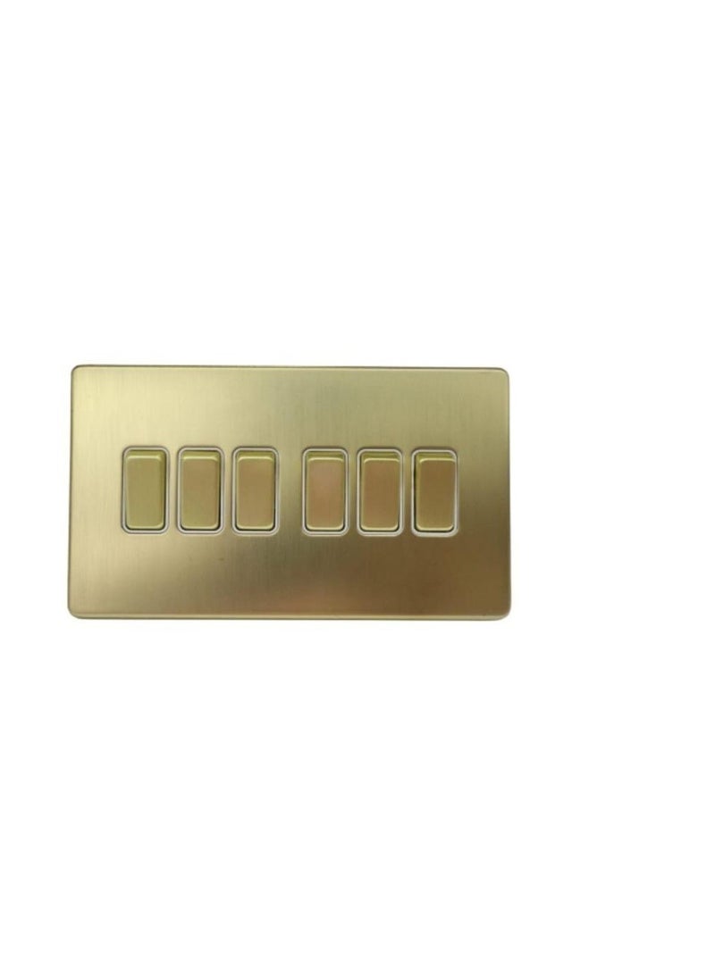 ADMORE - Admore Switch-6G-2 Way-Gold-A310 - Image 1