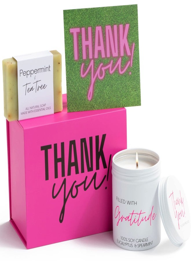 Boxzie Thank You Gifts for Women, Appreciation Gift Box Set, Cute Gratitude Basket Ideas - Thoughtful Candle Presents for Employee, Boss, Coworker, Hostess, Female, Secretary, Teacher, Friend - Image 2