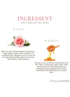 Khadi Natural Khadi Natural Rose and Honey Body Wash Cleaner and glowing skin Fragrance of rose and honey SLS and Paraben Free Suitable for all skin types 210ml  - Image 3