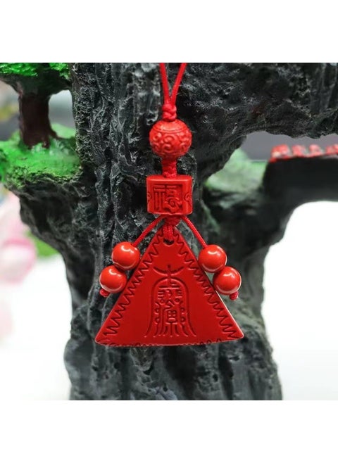 As soon as Yu cinnabar pendant Ping An Fu Fu word antique car hanging jewelry factory live generation ZS1120589Cinnabar Ping An Fu Qi Pendant ZS1120589 Cinnabar Ping An Fu Qi Pendant ZS1120589