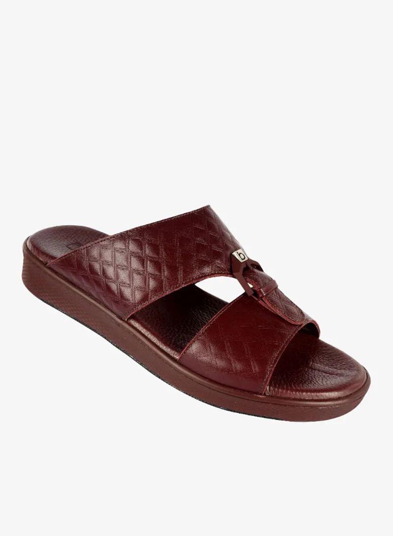 Barjeel Uno Mens Elegant Arabic Sandals B 09 Oxblood