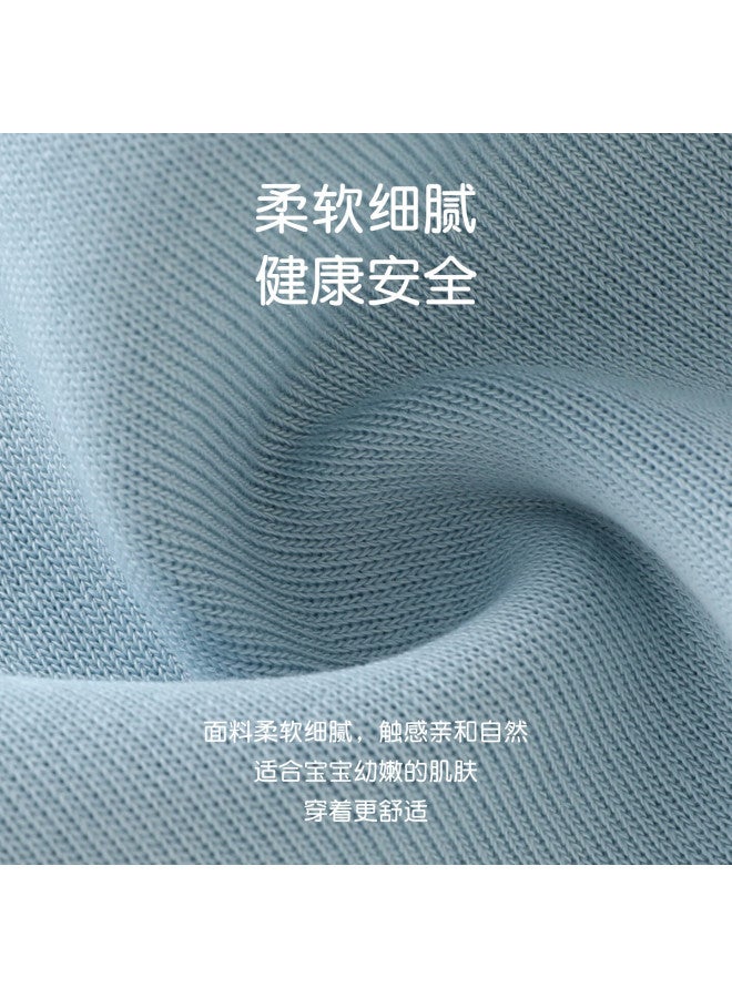 Duuduu Baby Long Sleeve Romper Autumn Boys Girls Newborn Jumpsuit Spring Outfits Blue 90cm - Image 3