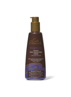 Silk Elements Heat Protection Creme Antifrizz Smoothing Coconut Oil And Silk Relaxed Or Natural Hair  - Image 1