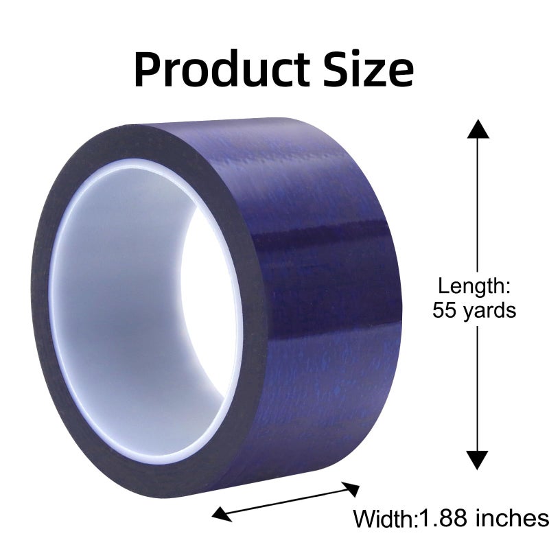WELSTIK Tamper Evident Security Tape,Tamper Tape Blue,Transfer Tamper Proof Security Void Tapes (Blue, 1.88 inch x 55 Yards) - Image 2