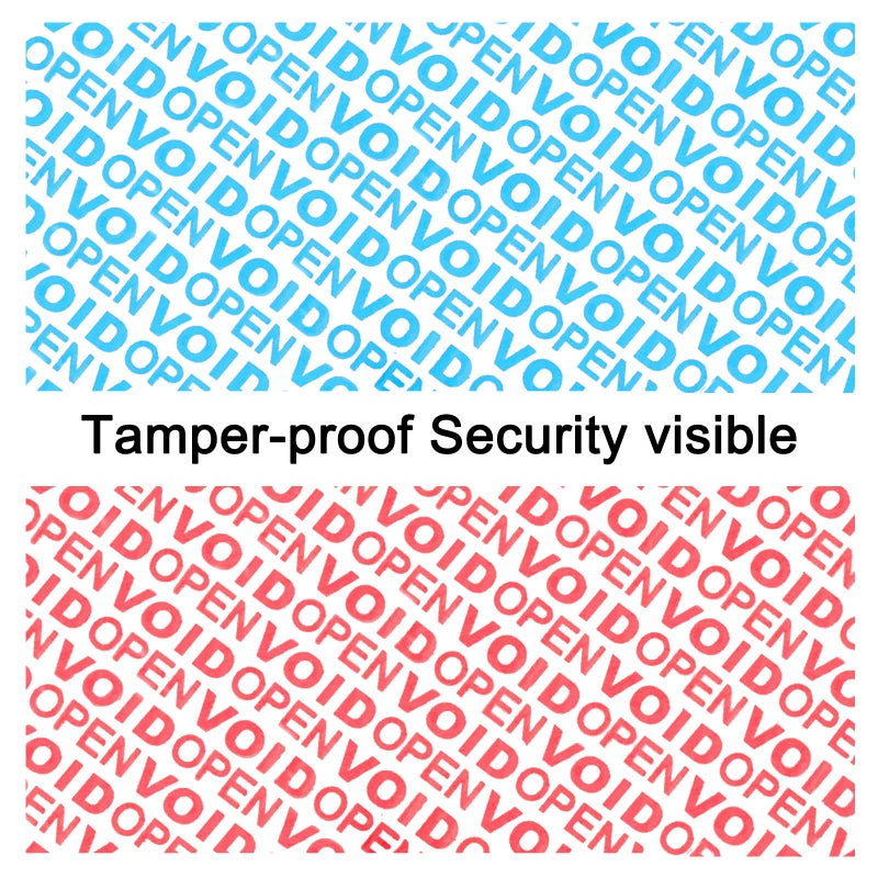 WELSTIK Tamper Evident Security Tape,Tamper Tape Blue,Transfer Tamper Proof Security Void Tapes (Blue, 1.88 inch x 55 Yards) - Image 4