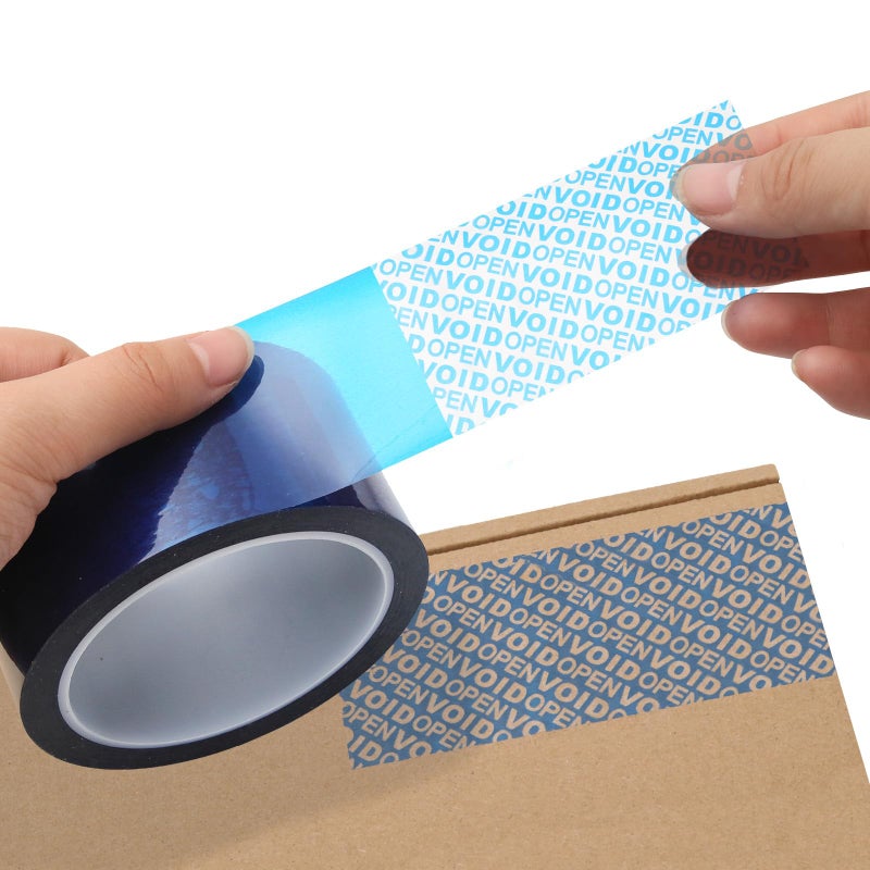 WELSTIK Tamper Evident Security Tape,Tamper Tape Blue,Transfer Tamper Proof Security Void Tapes (Blue, 1.88 inch x 55 Yards) - Image 3