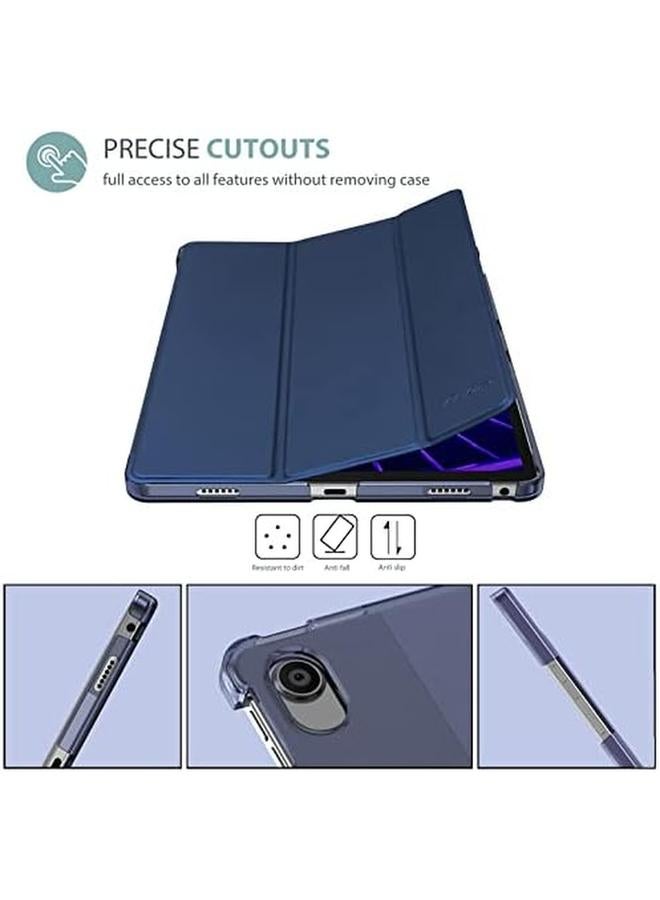 برو كيسيز حافظة لجهاز Lenovo Tab M10 Plus مقاس 10.6 بوصة 2022 الجيل الثالث حافظة حماية ذكية رفيعة ذات ظهر صلب لجهاز Lenovo Tab M10 Plus مقاس 10.6 بوصة إصدار 2022 باللون الأزرق الداكن - Image 5