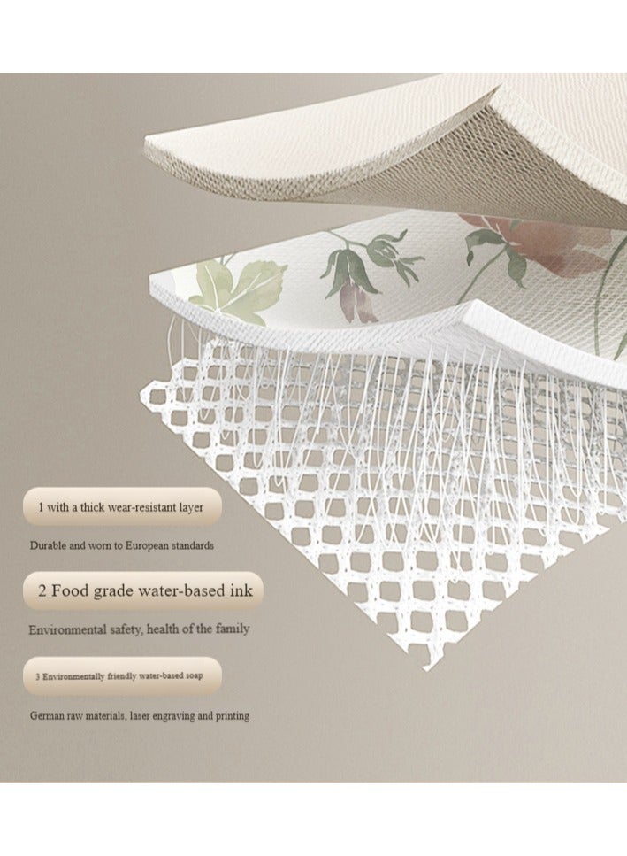 آنا ورق جدران ذاتي اللصق مزخرف مقاوم للرطوبة والزيوت، صديق للبيئة، لتزيين المنزل - Image 4