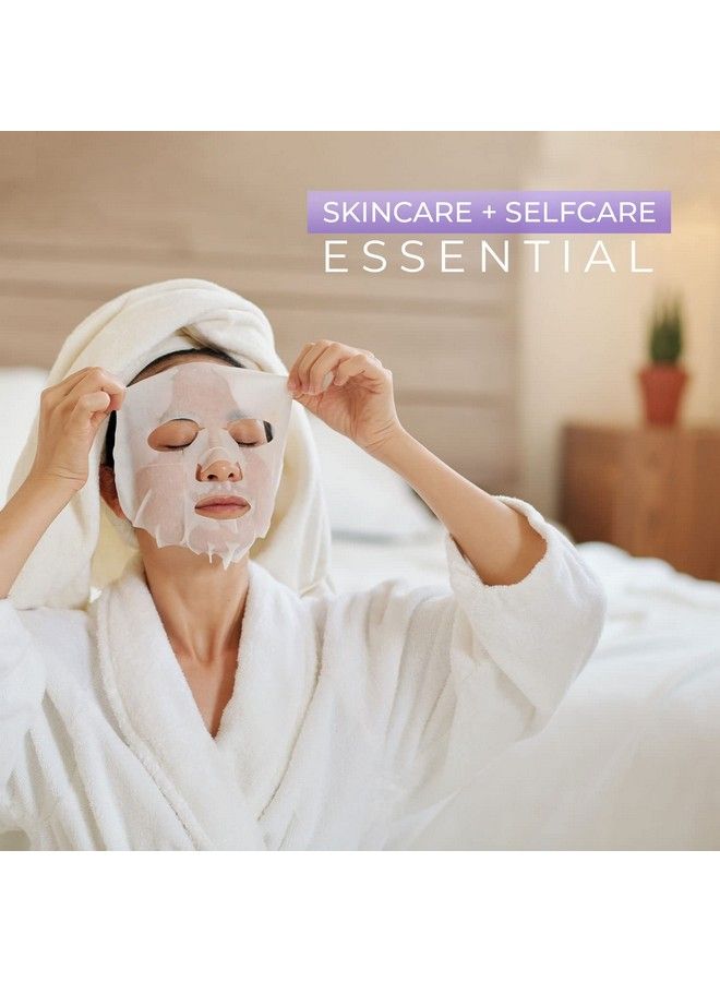 Just Herbs Sheet Mask Glowing Skin Serum Masks 20G (Plant Based Retinol) - Image 5