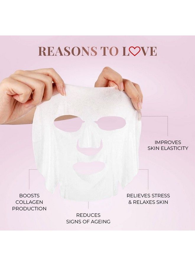 Just Herbs Sheet Mask Glowing Skin Serum Masks 20G (Plant Based Retinol) - Image 4