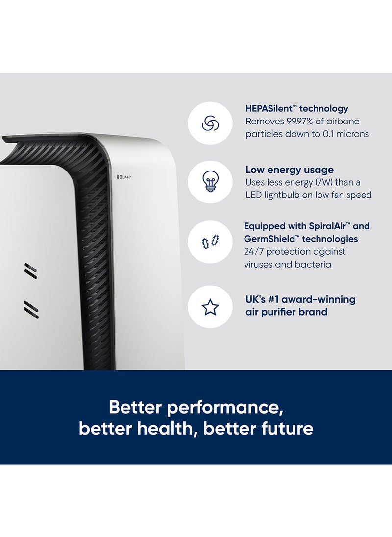 Blueair Air Purifier - HealthProtect 7370i Cleans Upto 1507 sqft, 335 m³/h CADR, AQI, HEPASilent Technology Removes 99.97% Pollen, Dust, Mould, Bacteria, Viruses, VOCs, Odours - 1+4 Years Warranty. - pzsku/Z4580BCFC0D57FA51C025Z/45/_/1677480221/df870061-1ee8-4bcb-9c44-bd97bc94f0d0