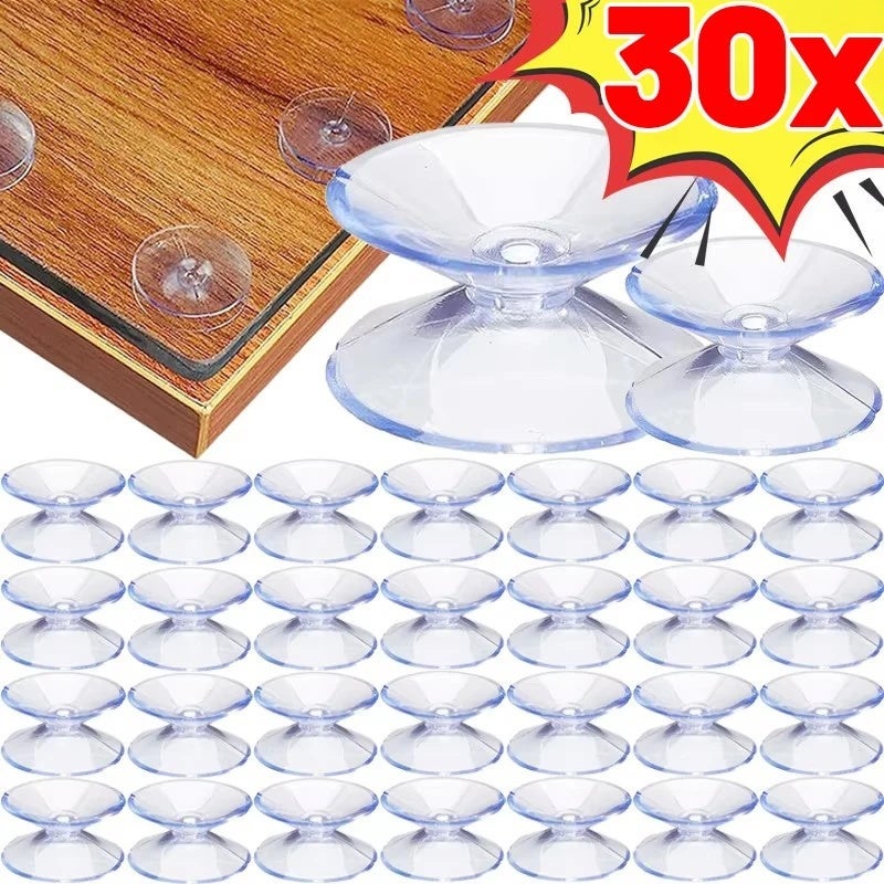 30/5 وسادات شفط على الوجهين لأنبوب أكسجين زجاجي من البلاستيك لحوض السمك إكسسوارات حامل صابون تصنعه بنفسك 20/30/35 - Image 2