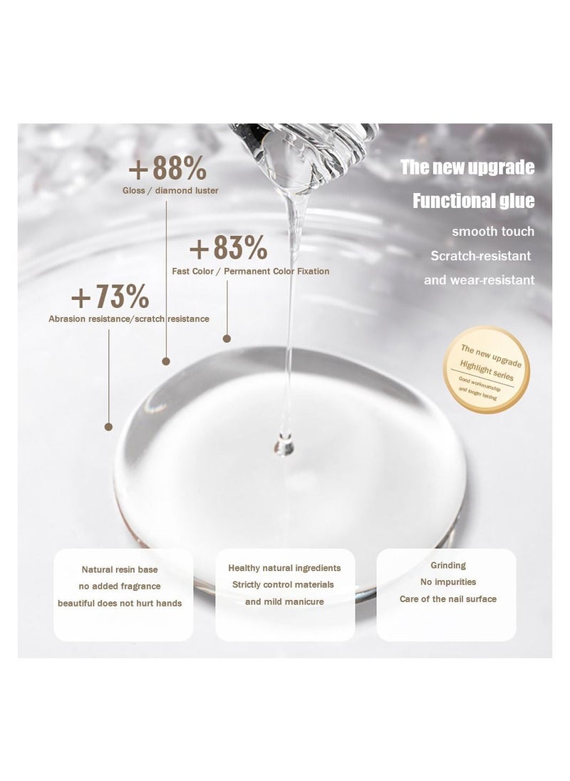 Miss Gooey Oleoresin functional glue manicure base glue matte seal layer reinforcement  - Image 3