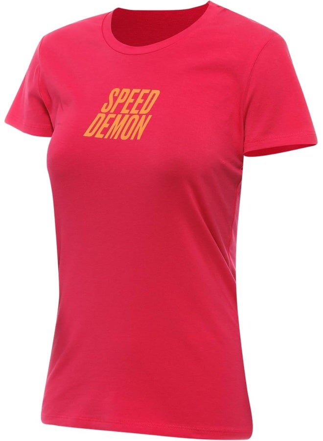 Dainese Women Speed Demon Veloce T-Shirt Wmn Casual Crew Neck Tee - Image 1