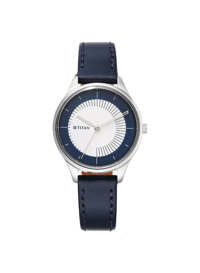 TITAN Women's Analog Round Shape Leather Wrist Watch - 2649SL03 - 38.7 Mm  - Image 1