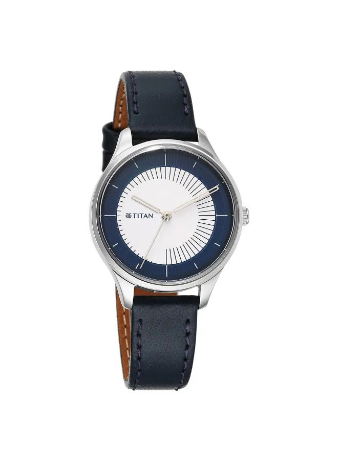 TITAN Women's Analog Round Shape Leather Wrist Watch - 2649SL03 - 38.7 Mm  - Image 2