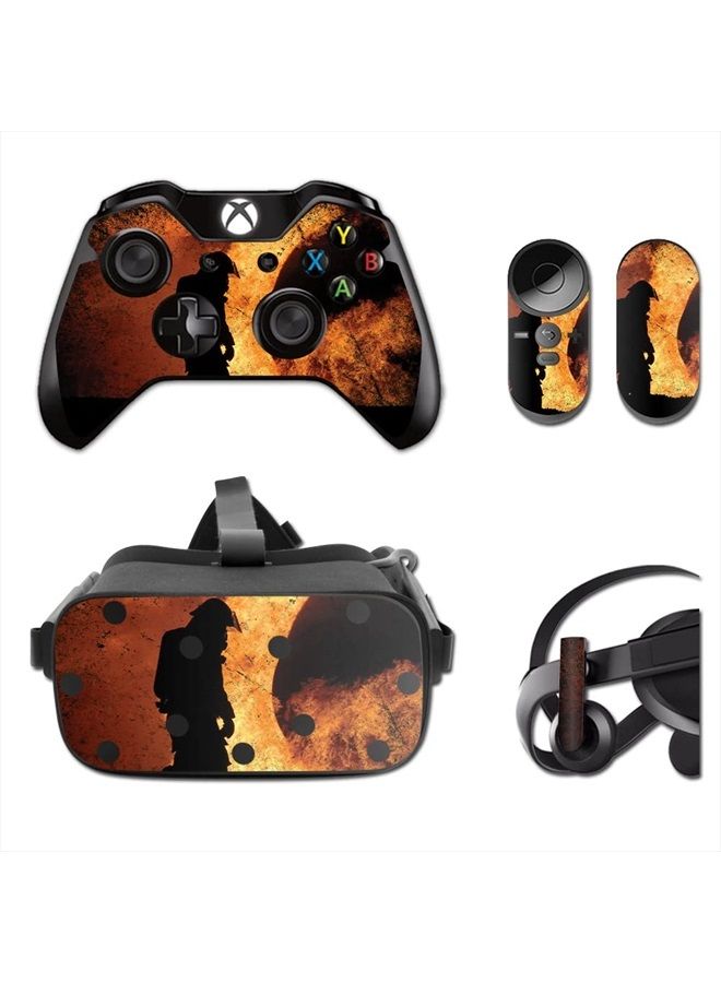MIGHTY SKINS MightySkins Skin Compatible with Oculus Rift CV1 wrap Cover Sticker Skins Firefighter