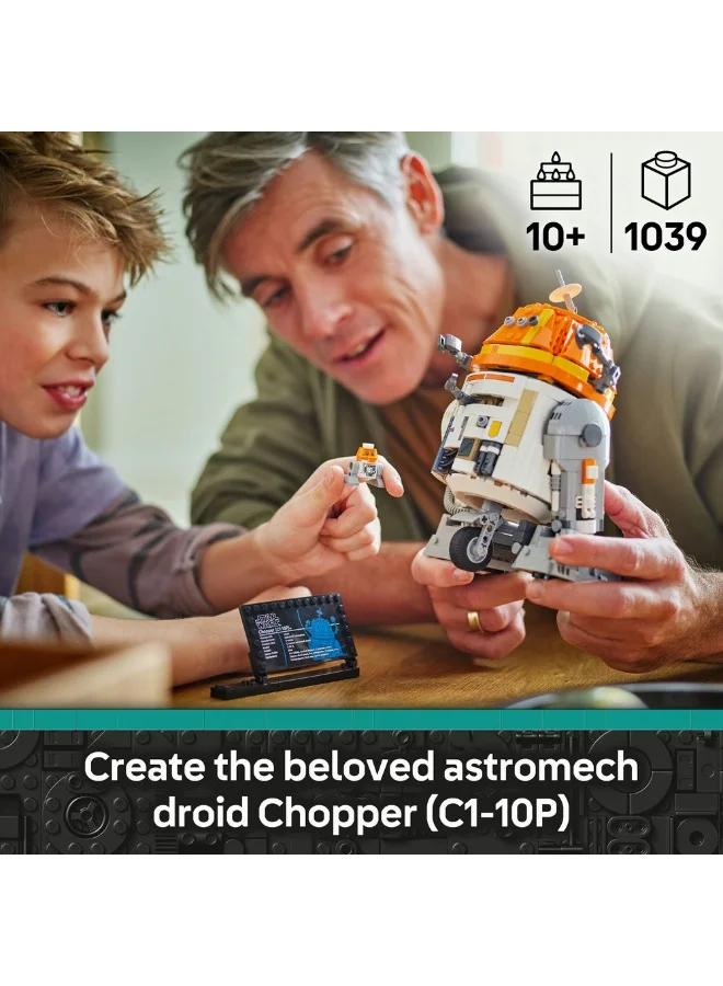 LEGO Star Wars Tm Chopper (C1-10P)™ Astromech Droid 75416 (1039) Pieces