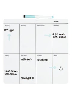 Whiteboard 30X30 Weekly Planne