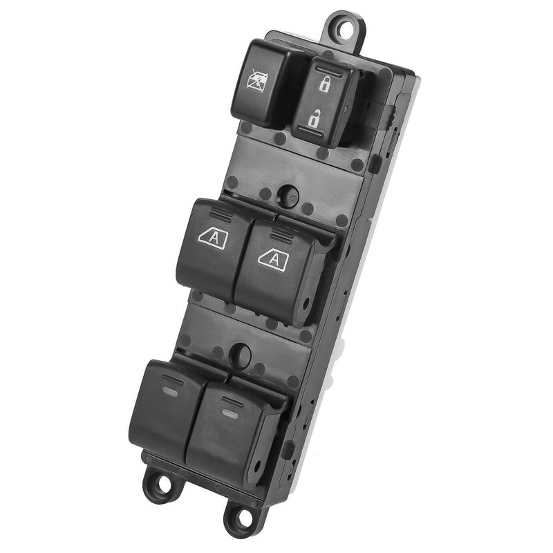 مفتاح نافذة الطاقة اليسرى لسيارة نيسان باتفايندر 2007-2012 أسود غير لامع 25401ZL10A - Image 3