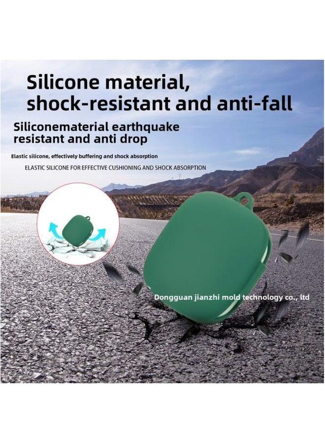 Suitable For Red Rice Redmi Buds 6 Bluetooth Headset Protective Case Silicon Soft Rubber Shockproof Charging Bin Earphone Case-Colour:Red-Model:Buds - Image 5