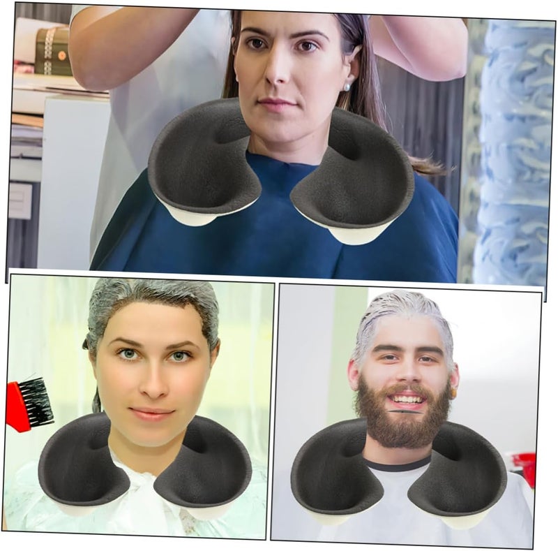 Hair Salon Neck Tray Set 2pcs Sponge Hair Perming Containers Shoulder Catcher Sturdy Shampoo Tray for Salon Use - Image 3