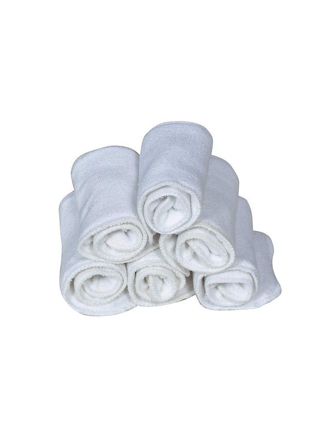 Alya 2 Layered White Microfiber Nappy Inserts Liners Reusable & Washable Cloth Diaper Nappy Inserts For Infants Toddlers (03 Years) (Pack Of 10) - Image 3