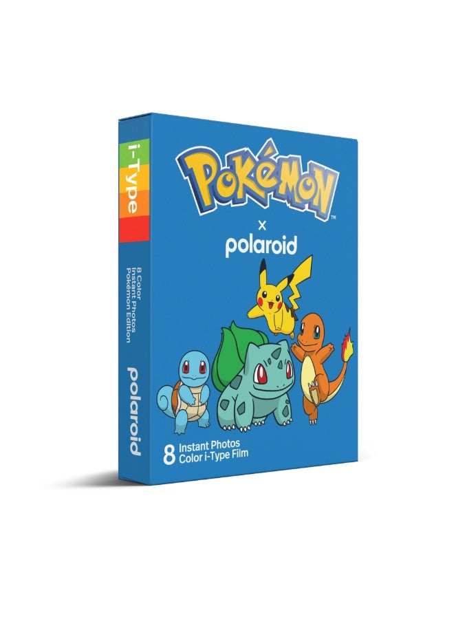 Polaroid Color i-Type Film Pokémon Edition | 8 Instant Photos, 18 Pokémon Frame Designs, Custom Silhouette Darkslide, ASA 640, Compatible with Now, Now+, Flip, I-2 & Lab - 1PK(8 Photos) - Image 2