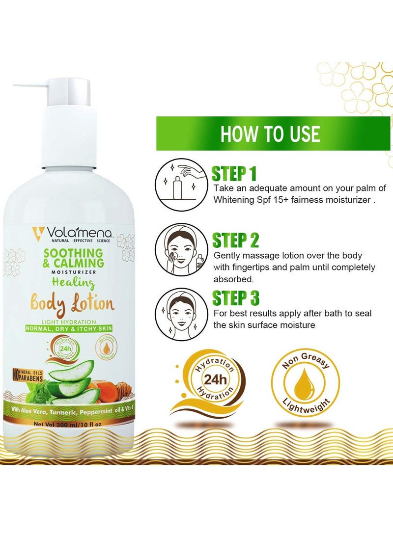 VOLAMENA WITH DEVICE soothing calming and healing body lotion 300ML - Image 3