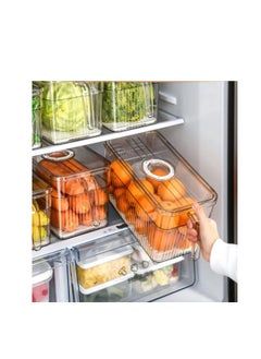 Generic Kitchen Storage Containers with Time Recorder Lid – Food & Fruit Freshness Keeper | Refrigerator & Freezer Organizers | Airtight Storage Bins with Date Tracker  - Image 1