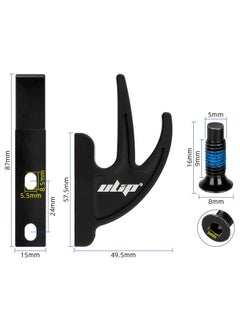 ULIP Scooter Double Front Hook Aluminum Carrying Hook Handy Hanger Hook For Scooter With M5 Screws For Xiaomi M365 Pro Mi3 1S Scooters  - Image 2