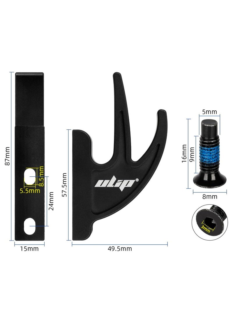 ULIP Scooter Double Front Hook Aluminum Carrying Hook Handy Hanger Hook For Scooter With M5 Screws For Xiaomi M365 Pro Mi3 1S Scooters  - Image 2