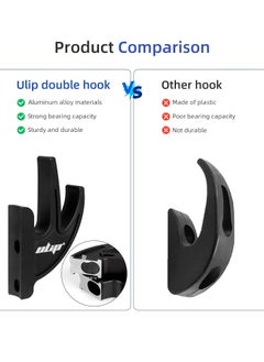 ULIP Scooter Double Front Hook Aluminum Carrying Hook Handy Hanger Hook For Scooter With M5 Screws For Xiaomi M365 Pro Mi3 1S Scooters  - Image 3